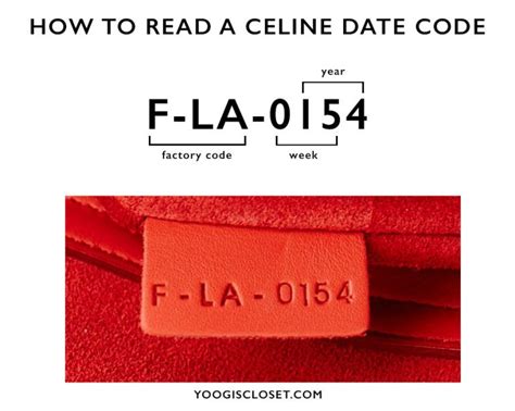 celine nano serial number|Celine date code meaning.